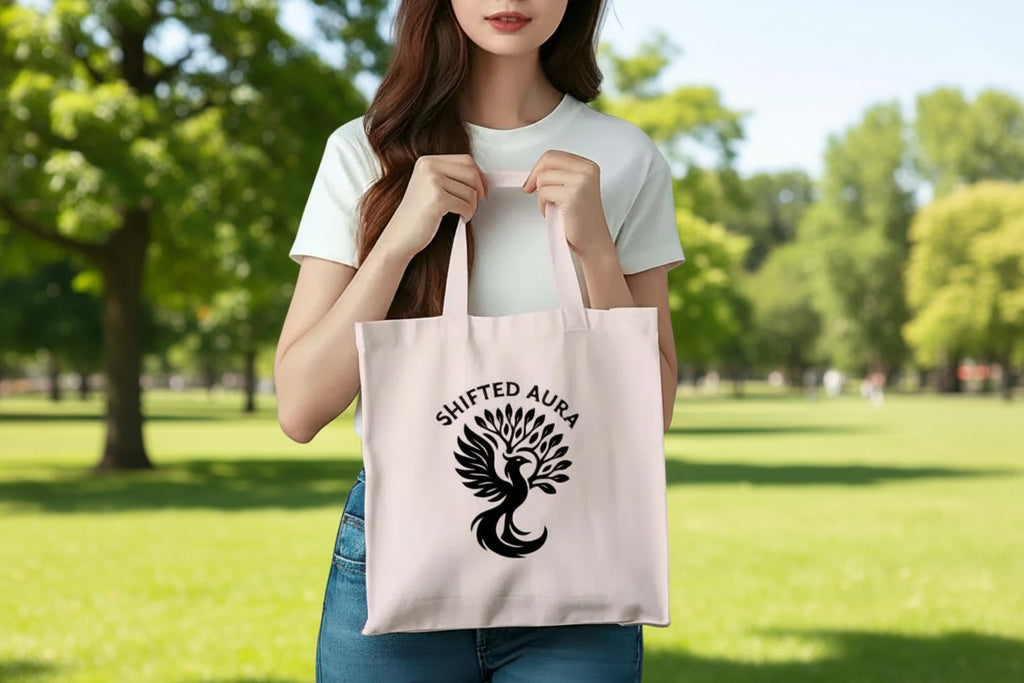 Black Logo Tote Bag