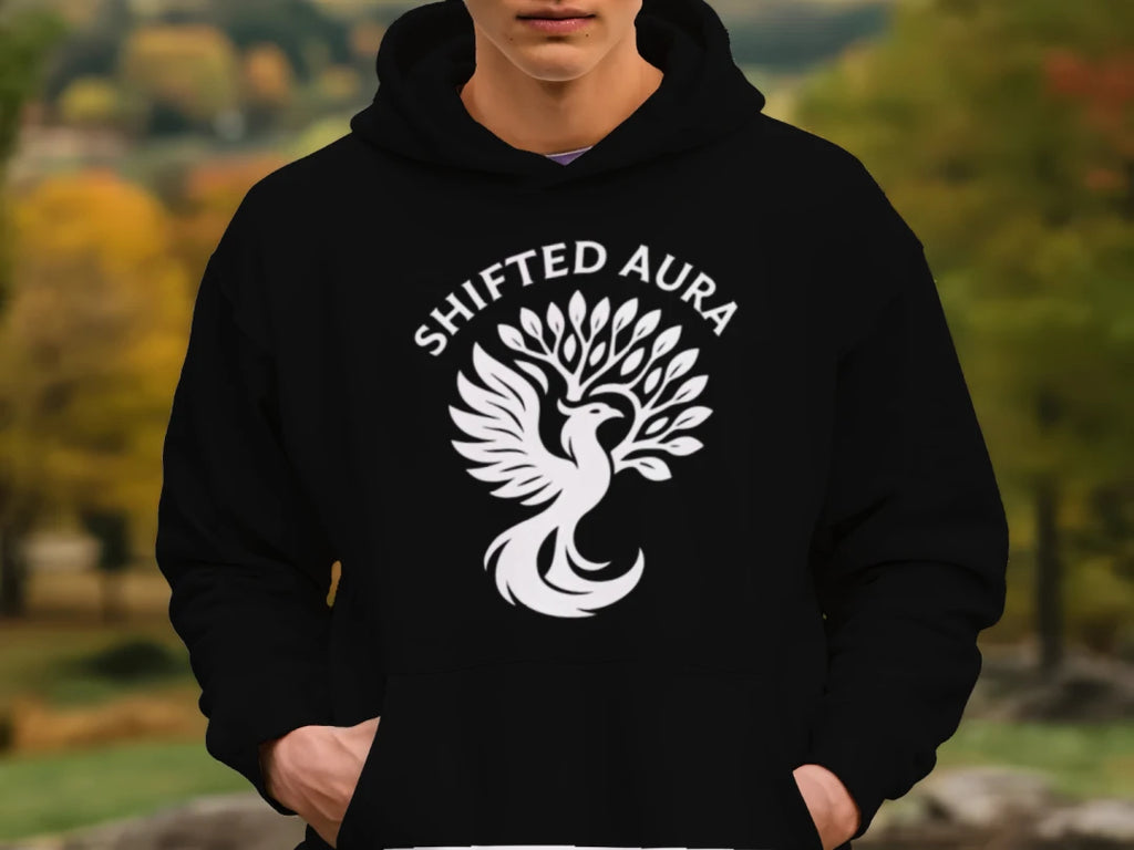 White Logo Hoodie